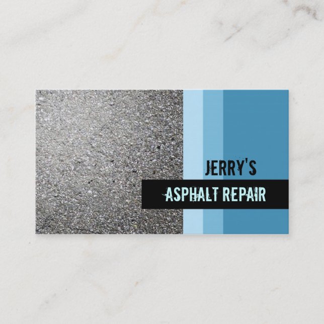 Asphalt Repair Business Cards (Front)