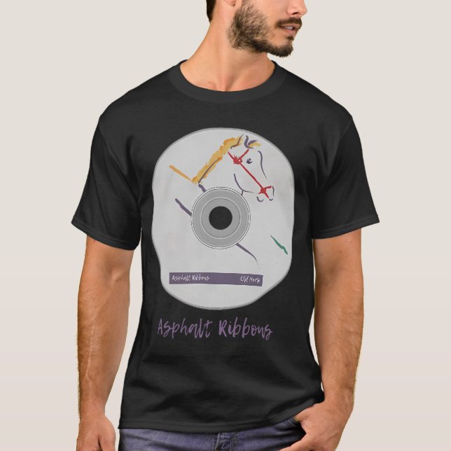 ASPHALT RIBBONS CD T-Shirt (Front)