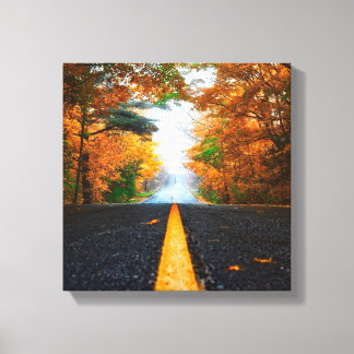 Asphalt Road Canvas Print