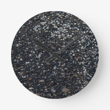 Asphalt wall clock