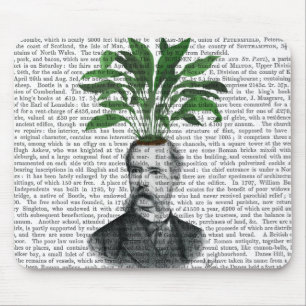 Aspidistra Head Plant Head Mouse Mat
