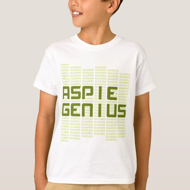 Aspie Genius - Computers T-Shirt (Front)
