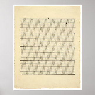 aspiration 1960 - Agnes Martin Poster