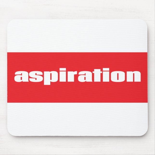 Aspiration Mouse Mat (Front)