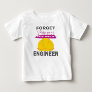 Aspirational Girls Forget Princess I Want To Be An Baby T-Shirt