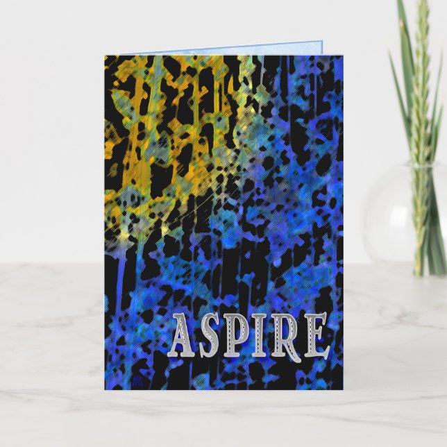 Aspire (Graduation Card) Card (Front)