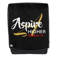 ASPIRE HIGHER Inspirational Christian Black