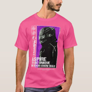 Aspire Motivational F1 Driver Design T-Shirt