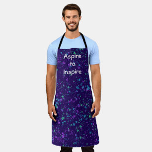Aspire to Inspire - Paint Splatter Apron