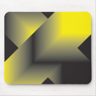 Aspiring from black to yellow mouse mat