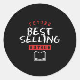 Gold Best Selling Author Classic Round Sticker