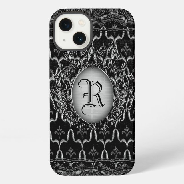 Aspley Shadow Monogram iPhone Case (Back)