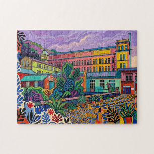 Asquith Bottom Mills Sowerby Bridge Jigsaw Puzzle
