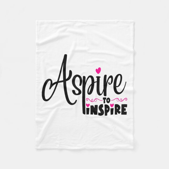 Asre To Insre Sitive Motivational Gift Tee  Fleece Blanket (Front)
