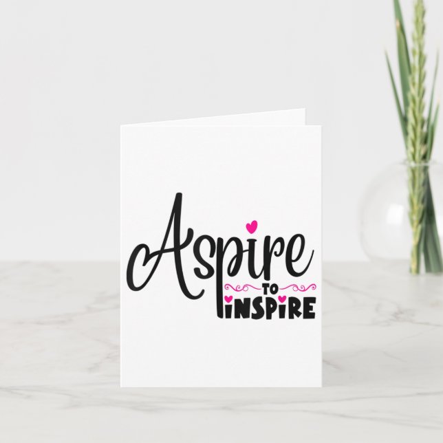 Asre To Insre Sitive Motivational Gift Tee Tank To Card (Front)