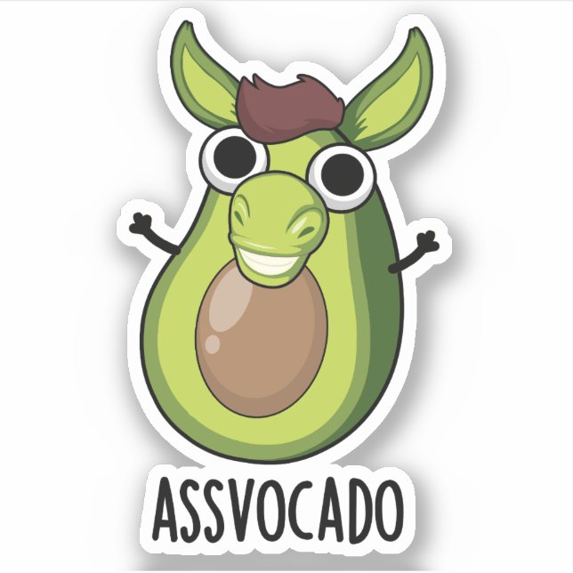 Ass-vocado Funny Avocado Pun  (Front)