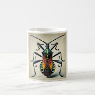 Assassin Bug 080824IREF201 - Watercolor Coffee Mug