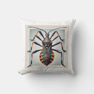 Assassin Bug 260924IREF222 - Watercolor Cushion