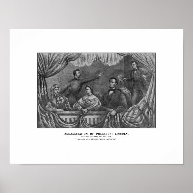 Assassination of President Lincoln Poster (Front)