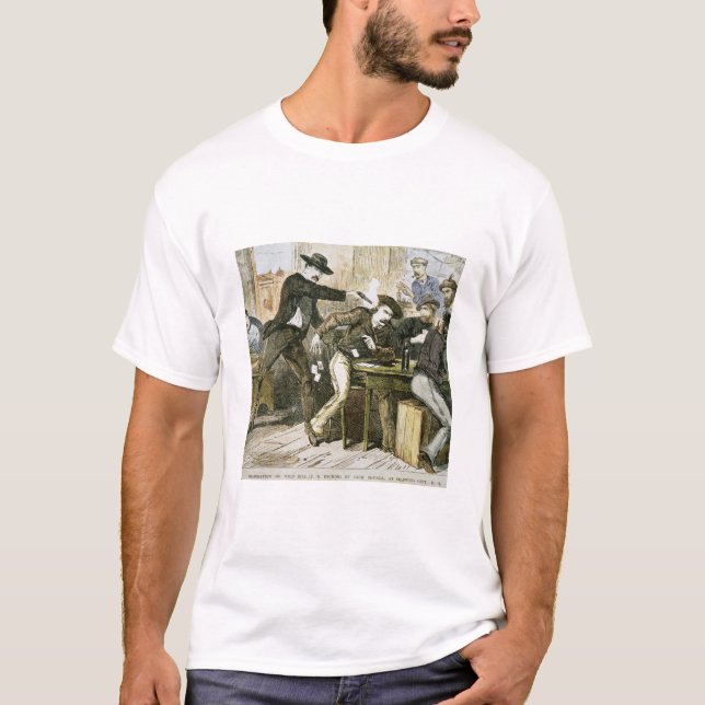 Assassination of 'Wild Bill' (W.B. Hickok) by Jack T-Shirt (Front)