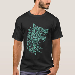 Assassin'S Creed Valhalla Geometric Wolf T-Shirt
