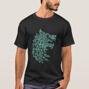 Assassin'S Creed Valhalla Geometric Wolf T-Shirt