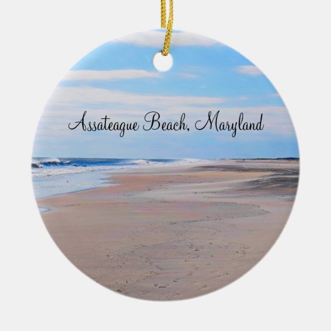 Assateague Beach Ornament (Front)