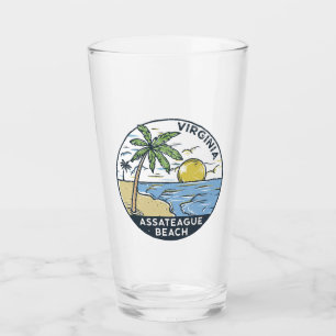 Assateague Beach Virginia Vintage  Glass
