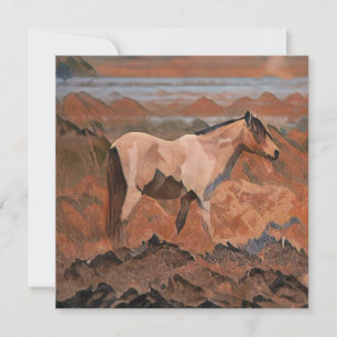assateague horse holiday card