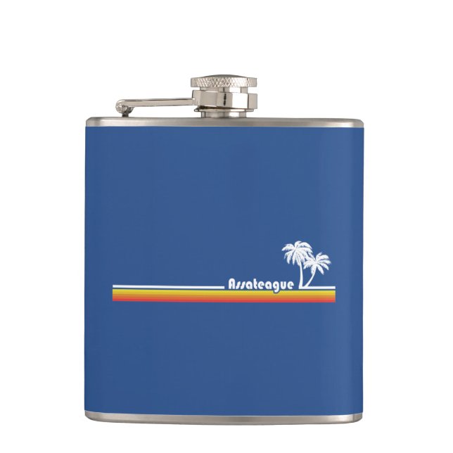 Assateague Island, Maryland Hip Flask (Front)