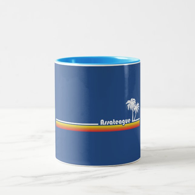 Assateague Island, Maryland Two-Tone Coffee Mug (Center)