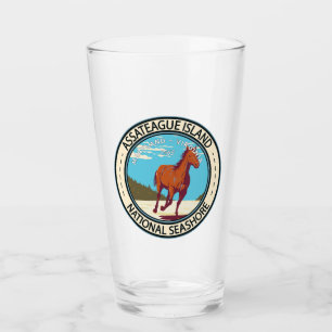 Assateague Island National Seashore Badge Glass