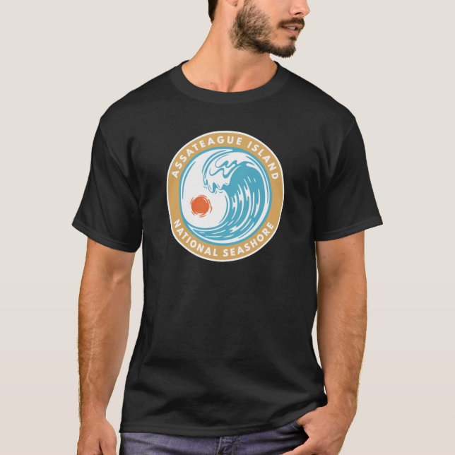 Assateague Island National Seashore Beach T-Shirt (Front)