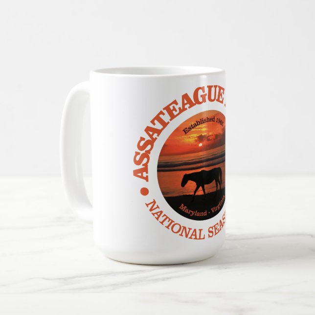 Assateague Island National Seashore Coffee Mug (Front Left)