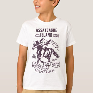 Assateague Island National Seashore Wild Horses T-Shirt