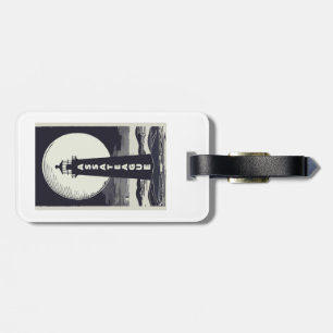 Assateague Lighthouse Virginia Moon Luggage Tag