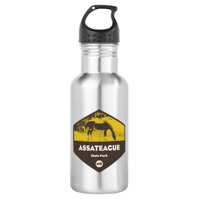 Assateague State Park Maryland 532 Ml Water Bottle (Front)