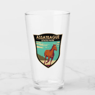 Assateague State Park Maryland Badge  Glass