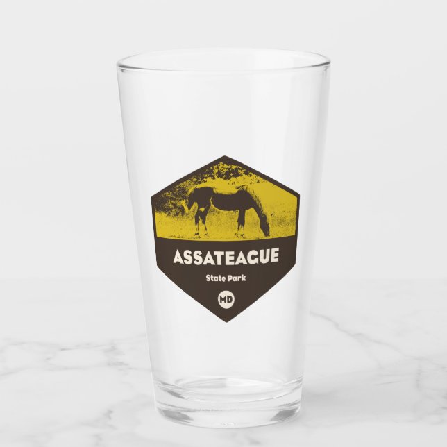 Assateague State Park Maryland Glass (Front)