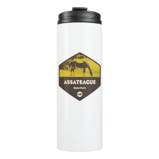 Assateague State Park Maryland Thermal Tumbler (Front)