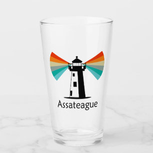 Assateague Virginia Lighthouse Rainbow Glass