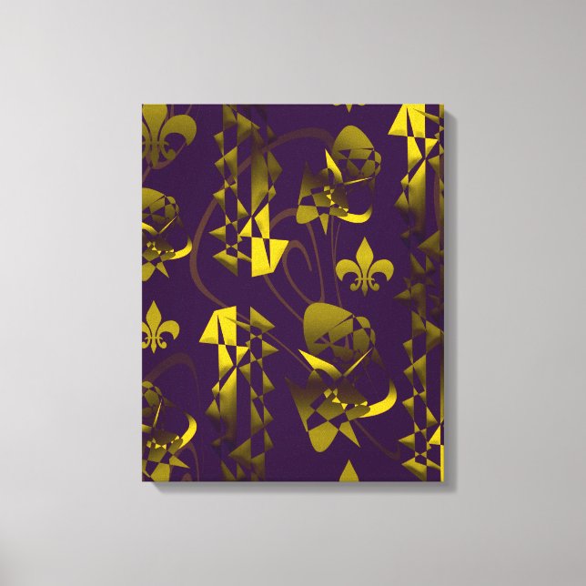 Assault on the Medieval Castle 1 Canvas Print (Front)