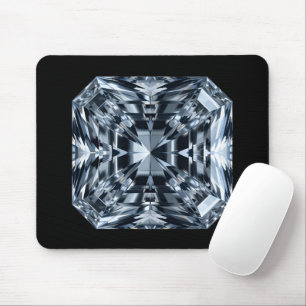 Asscher-Cut Diamond Macro – Hall of Mirrors Mouse Mat