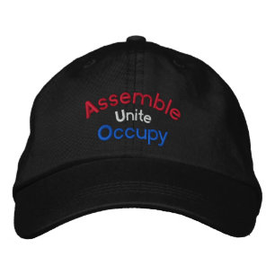 Assemble Unite Occupy Embroidered Cap