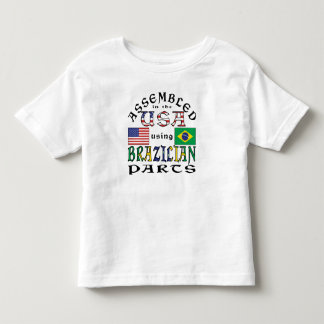 Assembled in USA Using Brazilian Parts Toddler T-Shirt