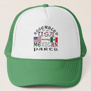 Assembled USA Using Mexican Parts  Trucker Hat