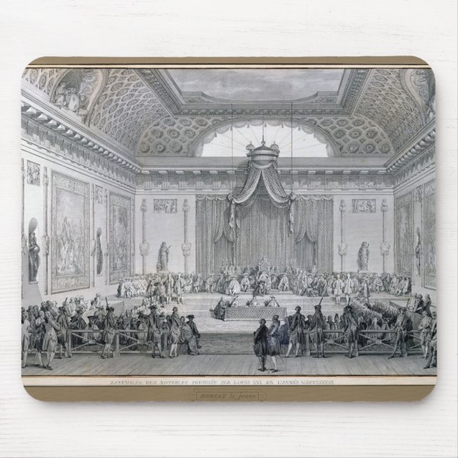 Assemblee des Notables Presided over by Louis Mouse Mat (Front)