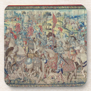 Assembling the Riders, from the tapestry of 'David Coaster