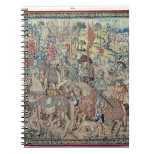 Assembling the Riders, from the tapestry of 'David Notebook