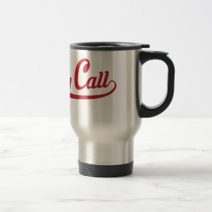 Assembly Call Travel Mug with Text Logo
